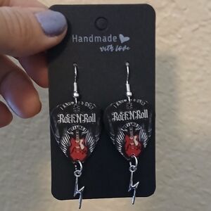 Rock 'n' Roll Guitar Earrings